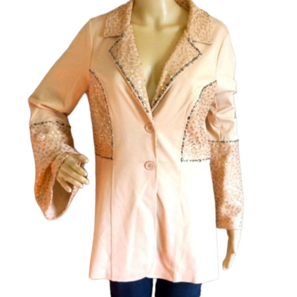 VENUS creamy beige blush blazer/jacket, L